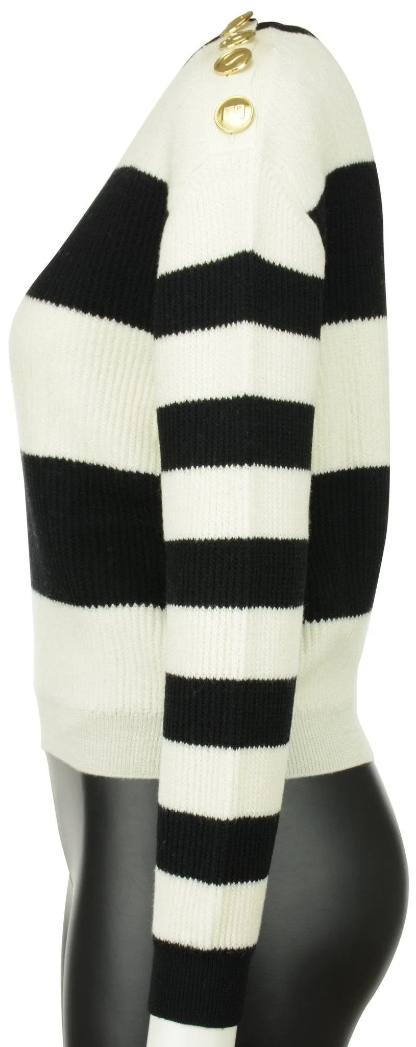 Color Contrast Stripe Sweater