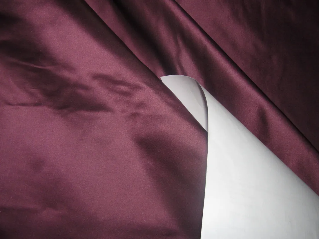 Duchess satin Viscose fabric 56"wide aubergine- by the yard [11033]