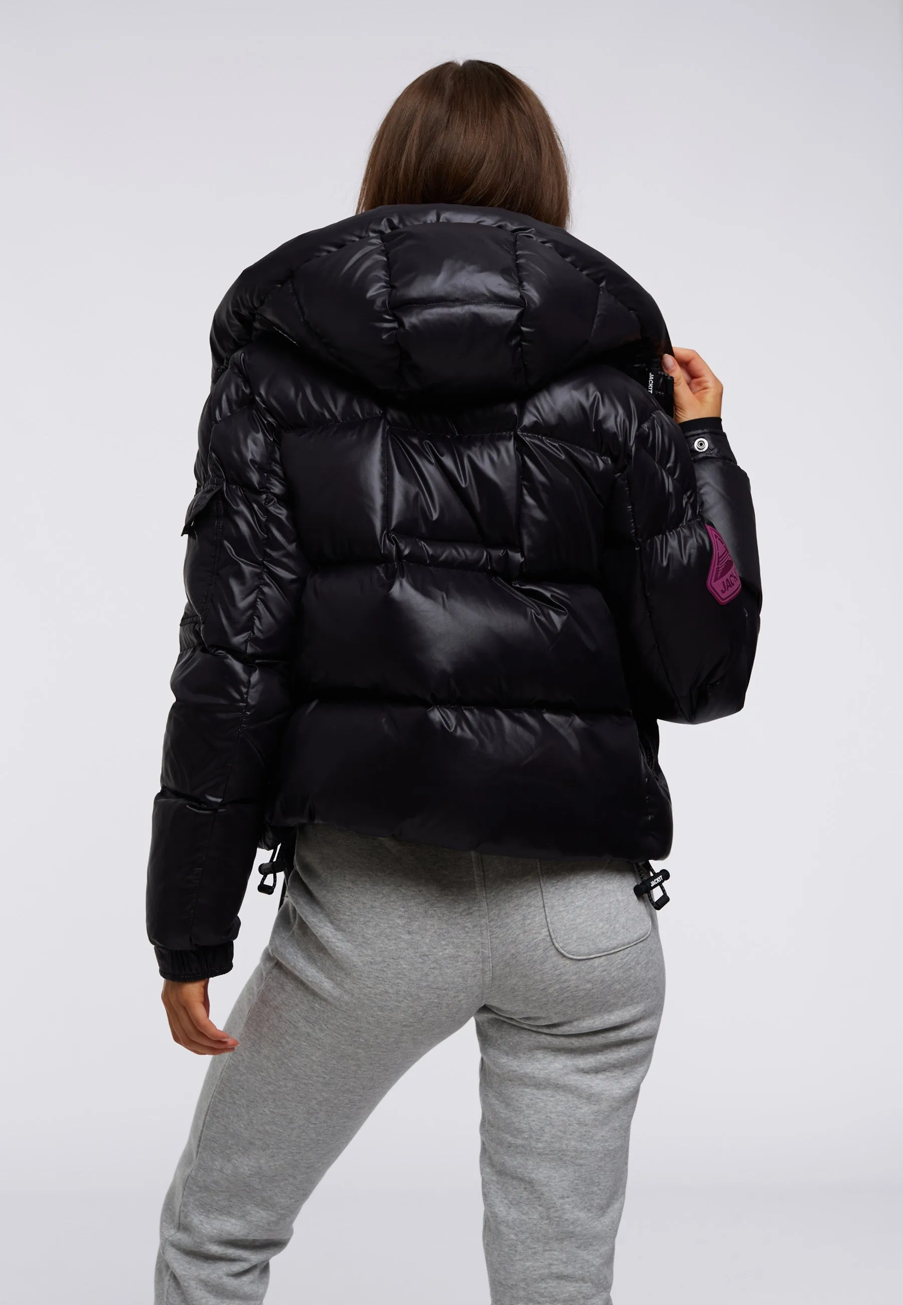 EZ Puffer Racer Hooded Jacket
