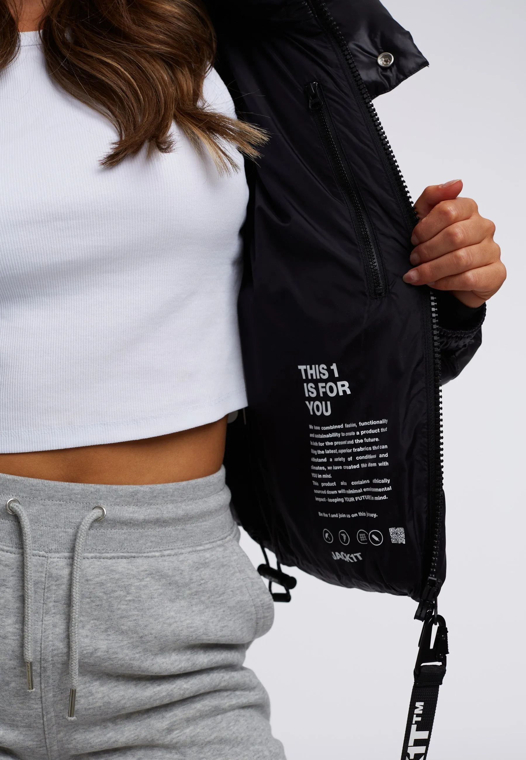 EZ Puffer Racer Hooded Jacket