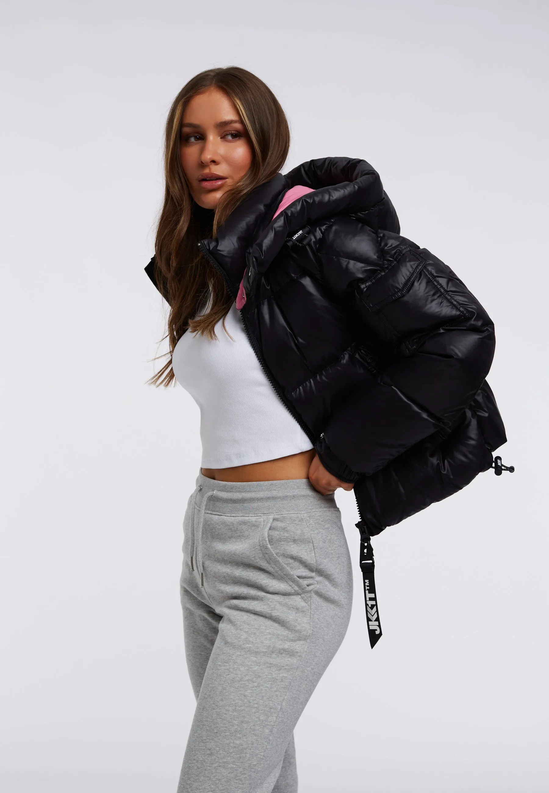 EZ Puffer Racer Hooded Jacket