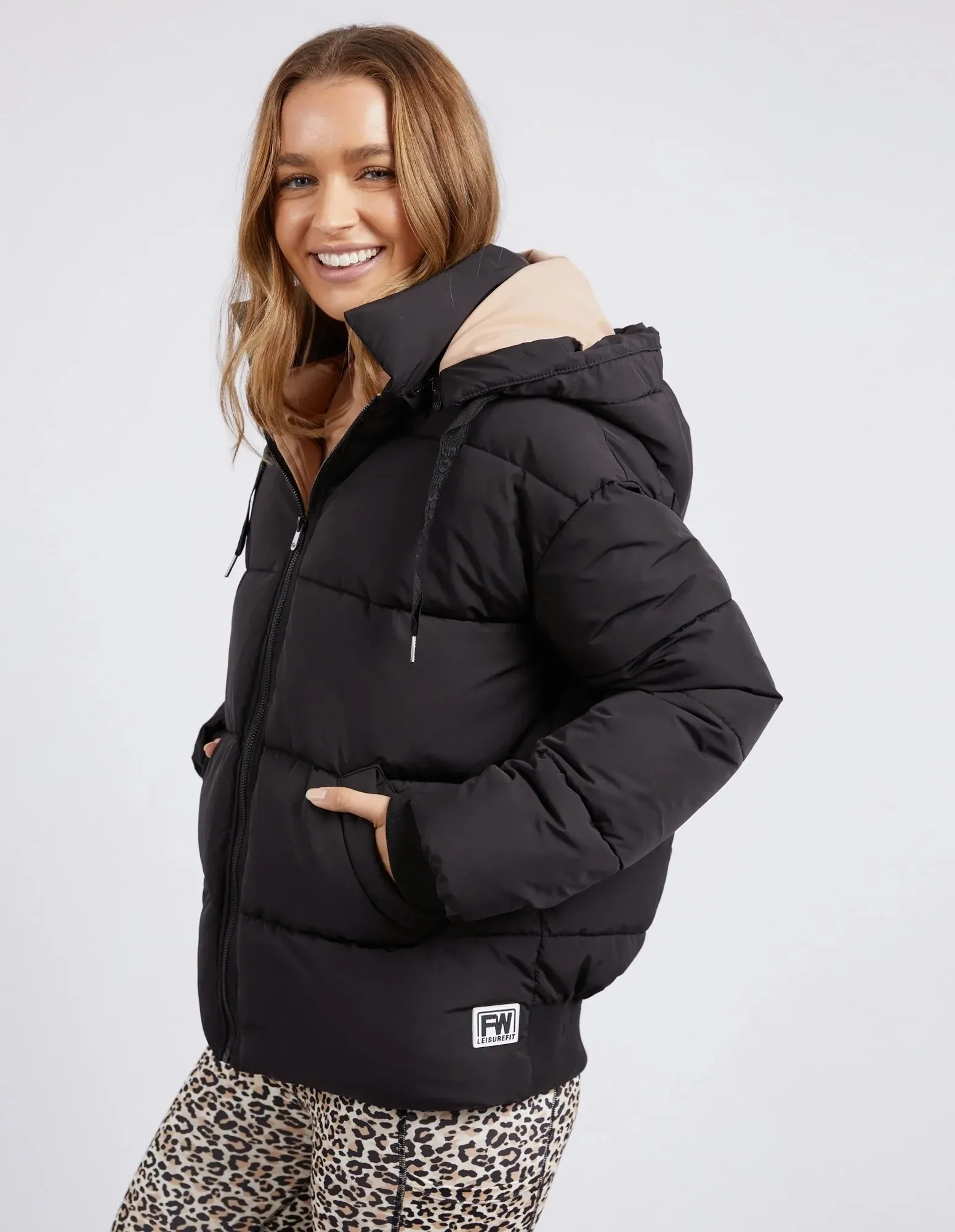 Foxwood 'Sporty Puffer'  - Black