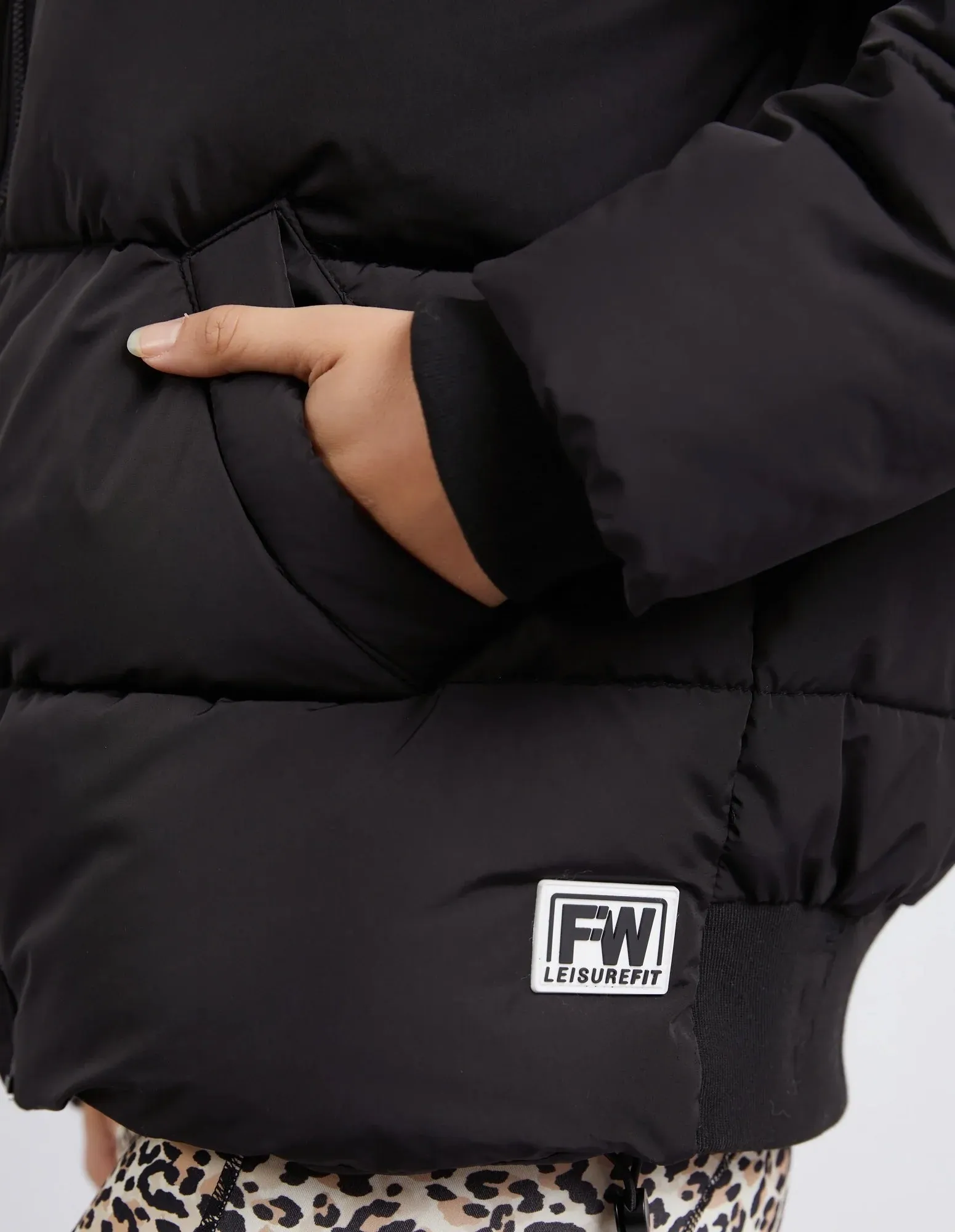 Foxwood 'Sporty Puffer'  - Black