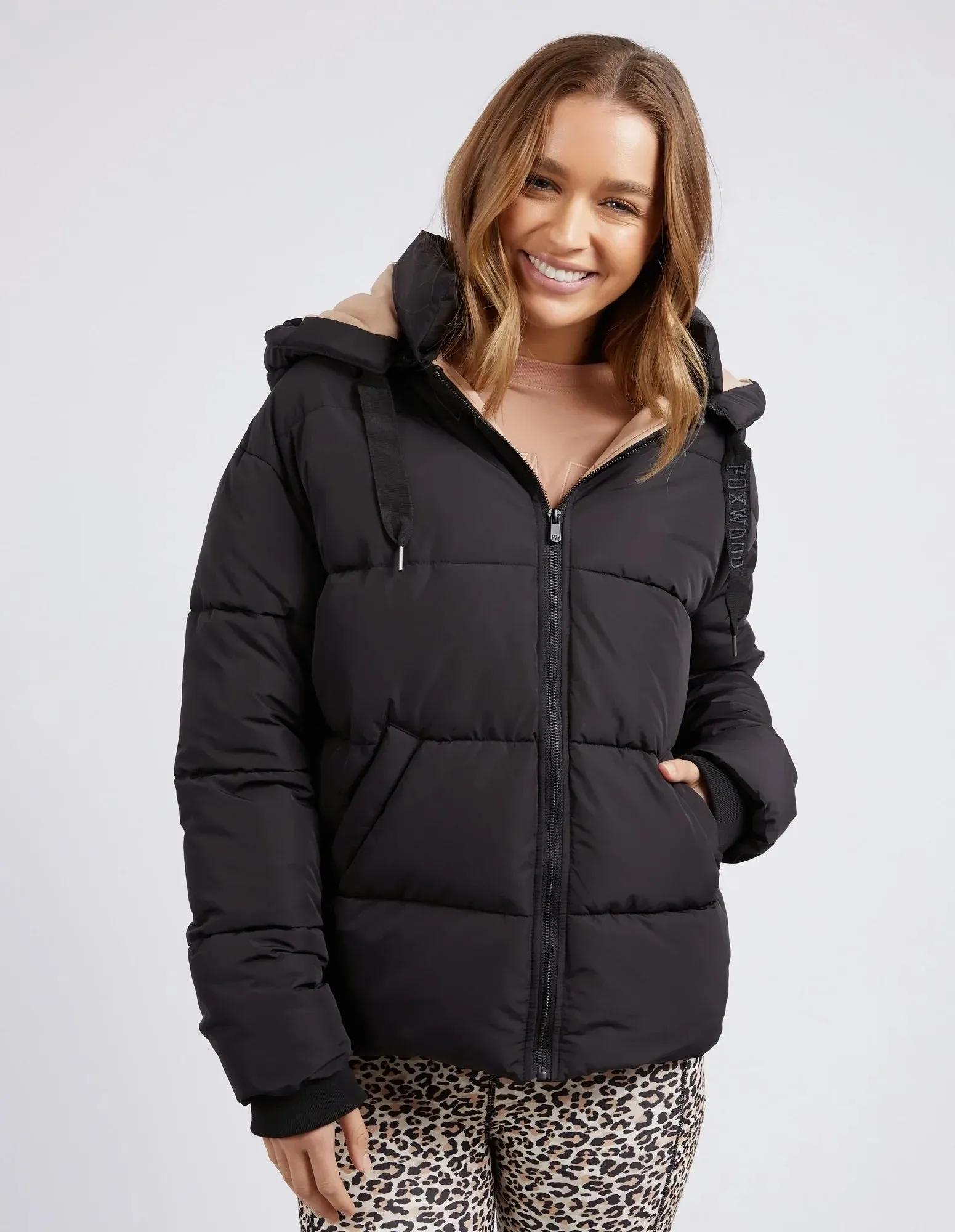 Foxwood 'Sporty Puffer'  - Black