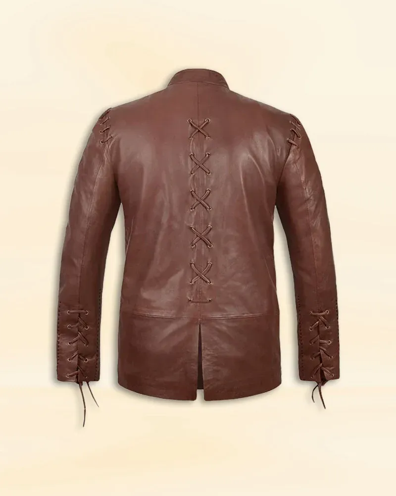 Game of Thrones Style Leather Jacket Worn by Jaime Lannister