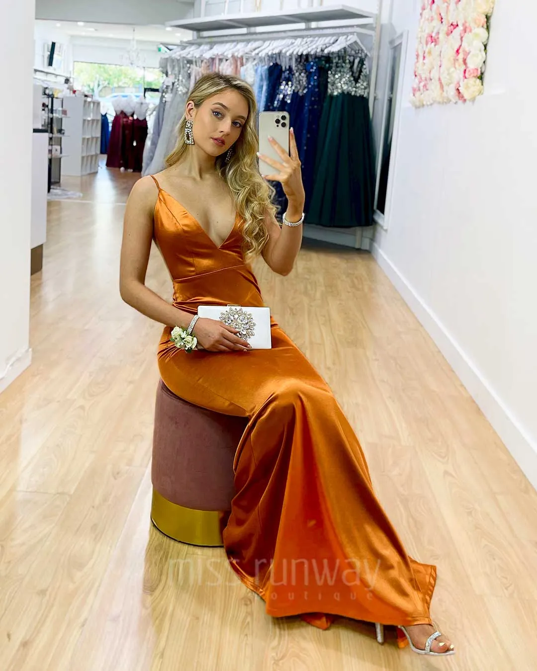 Kendall Formal Gown - Rust [SAMPLE]