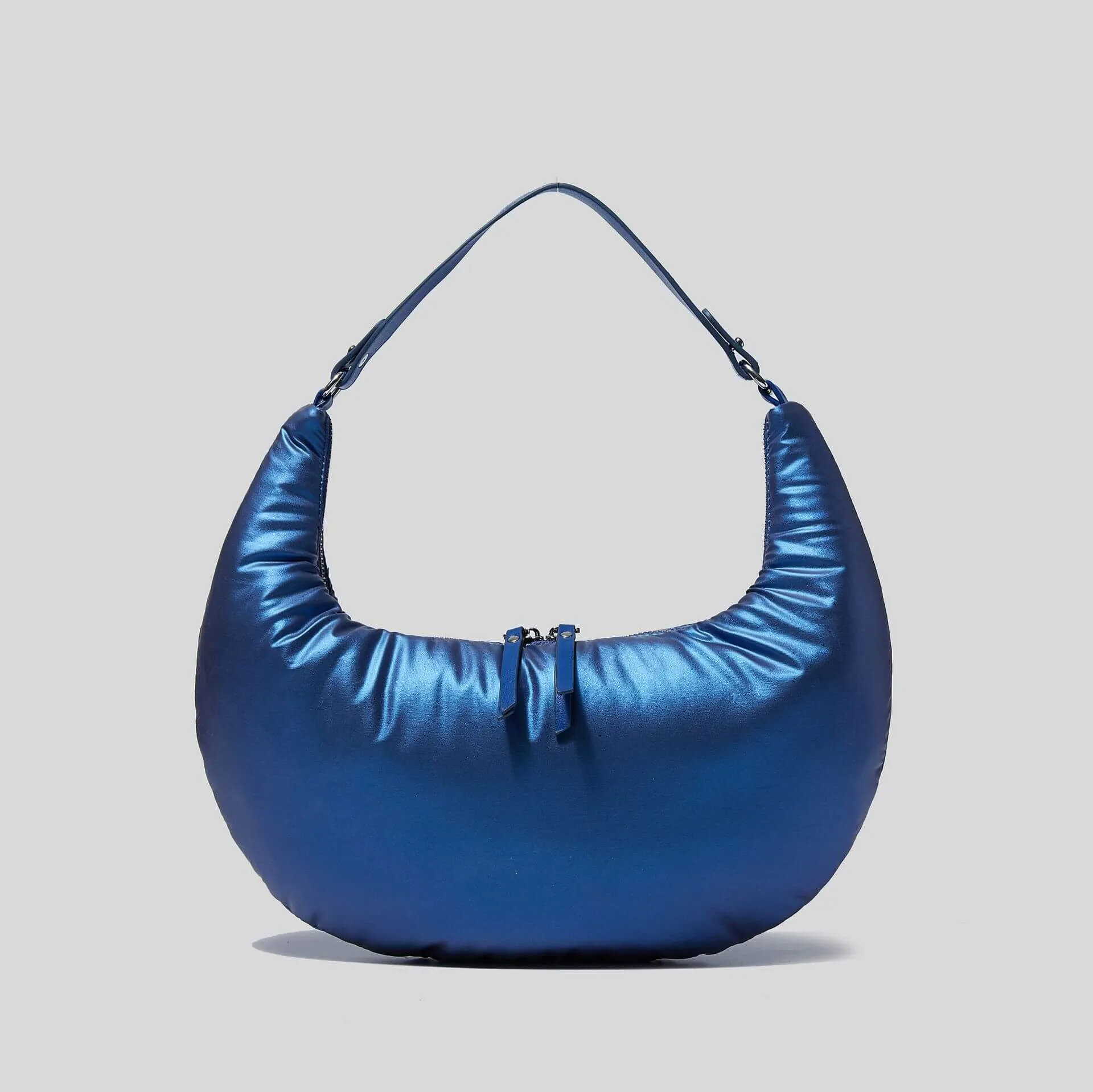 Lightweight Crescent Puffer Underarm Bag-Showtown