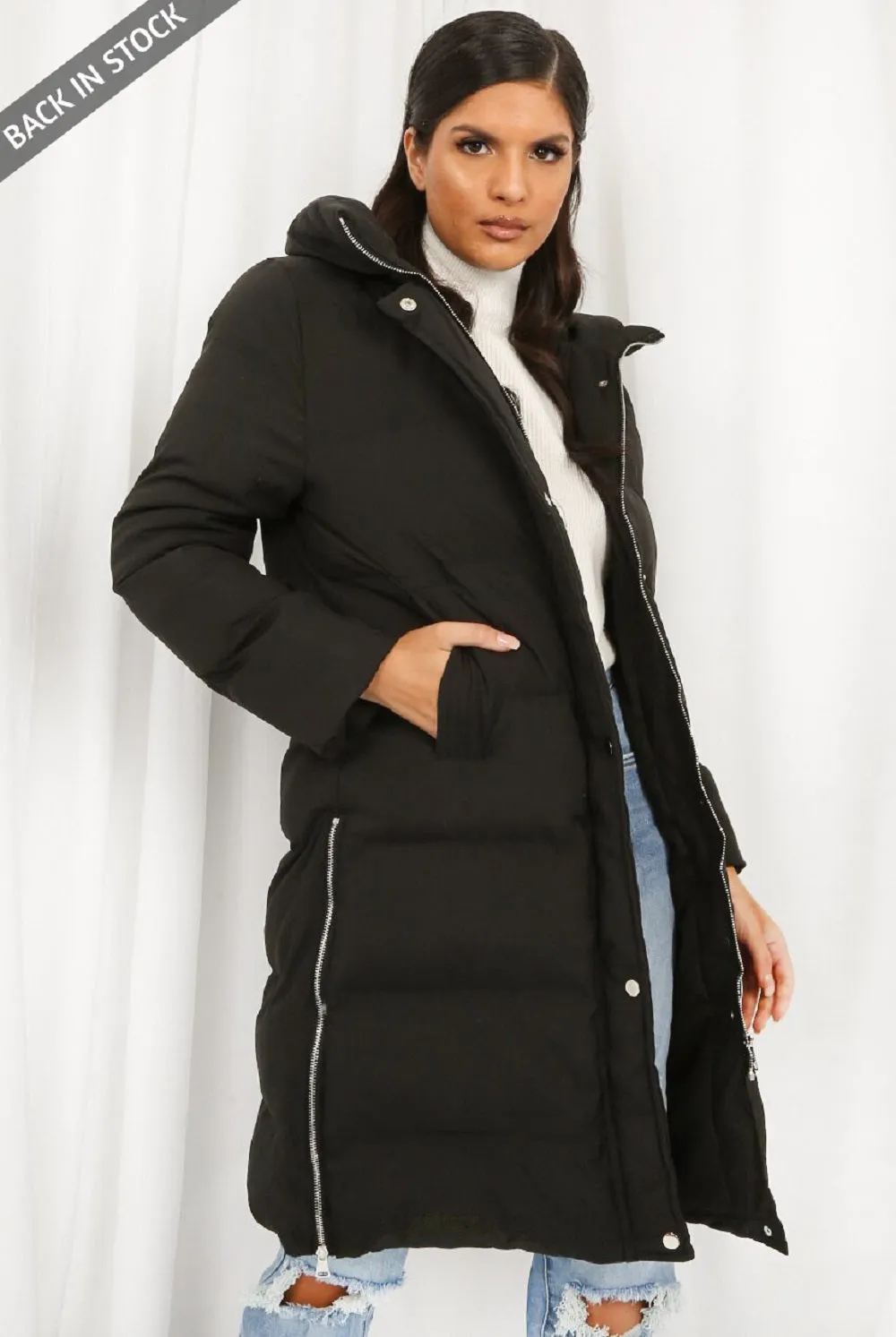 Longline Puffer Coat