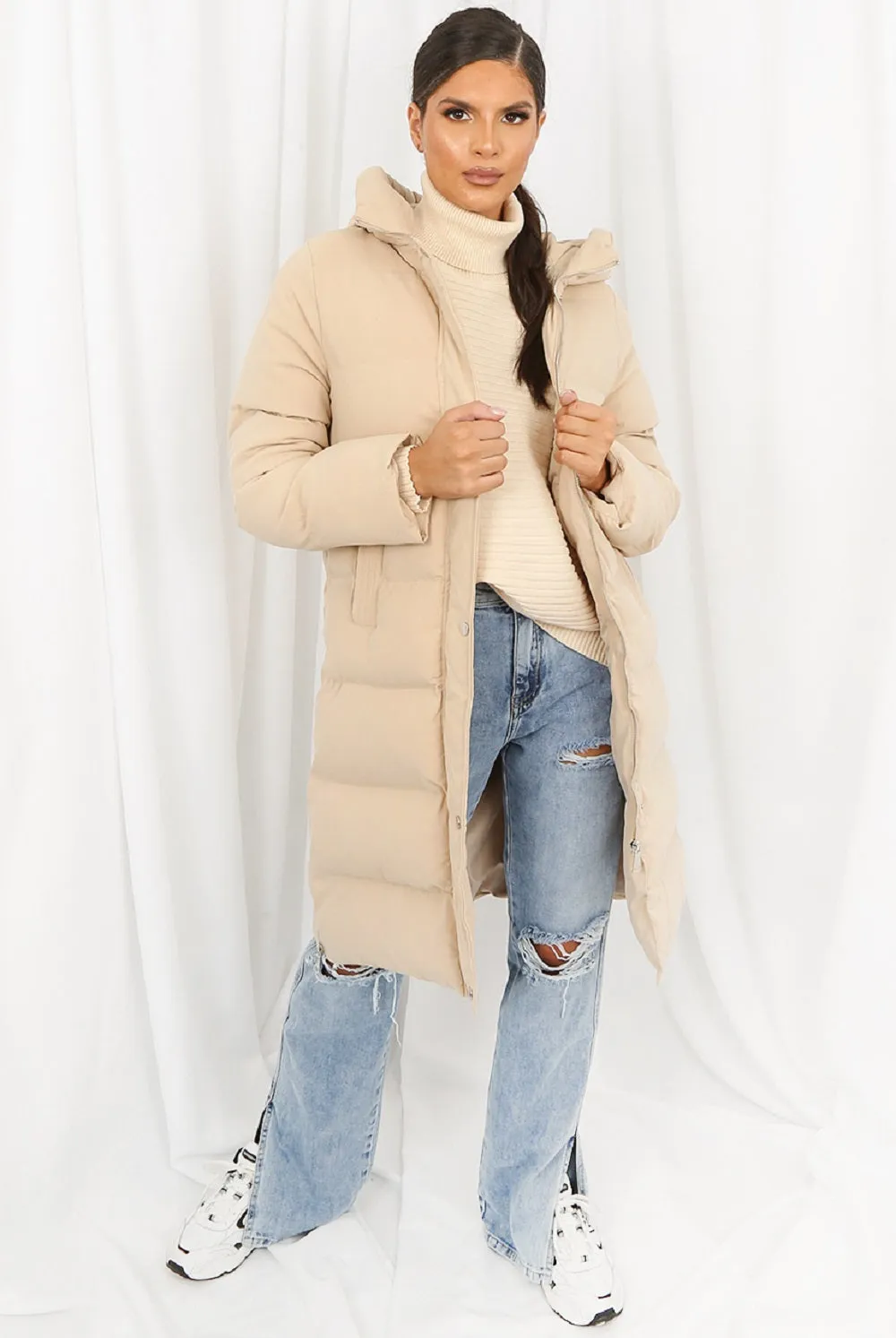 Longline Puffer Coat