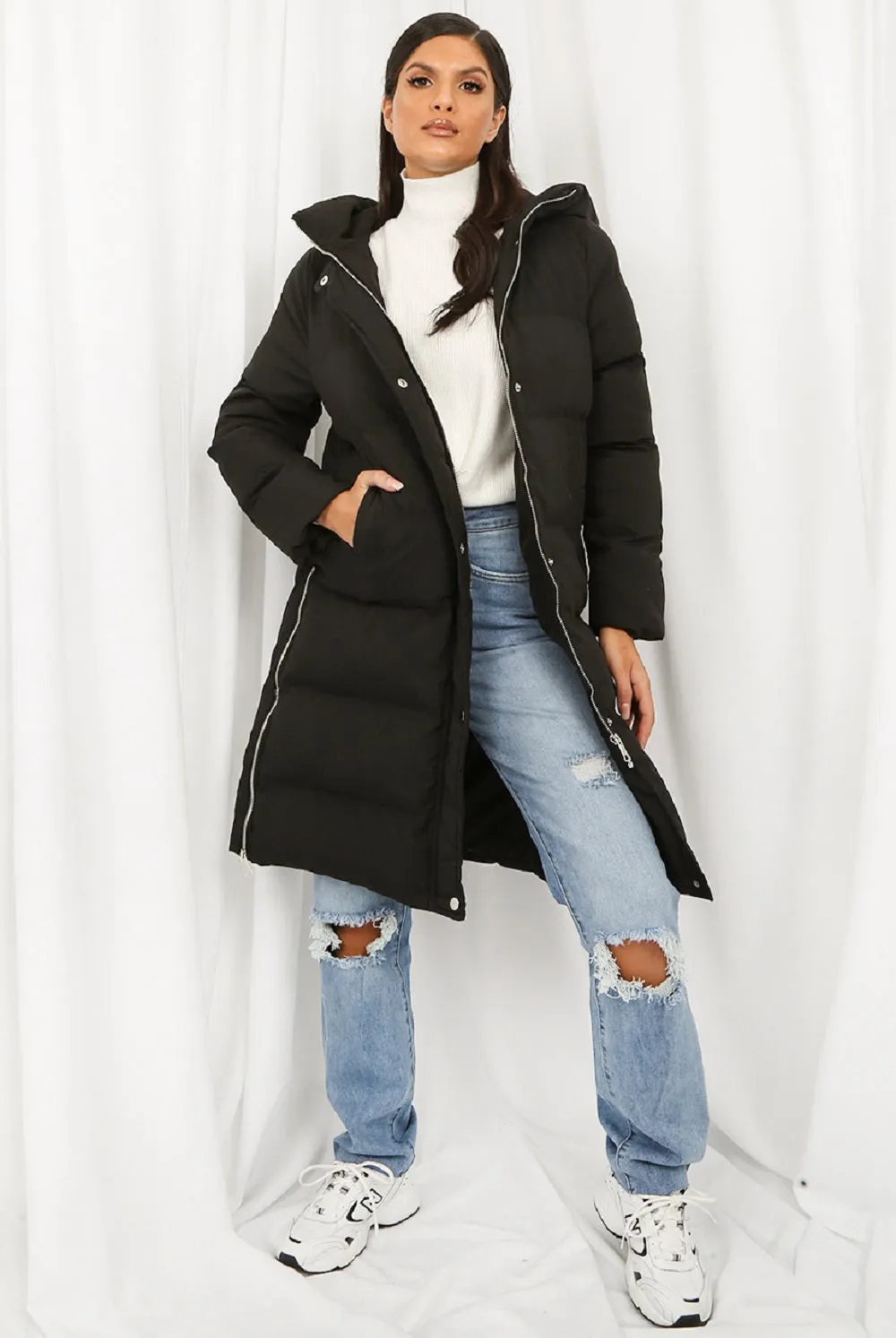Longline Puffer Coat
