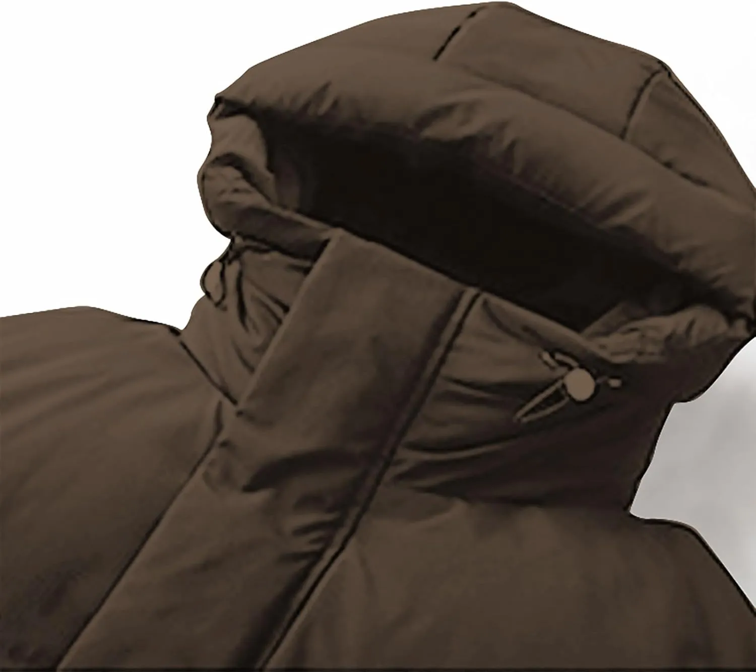 Men's Extra Long Parka Winter Coats Hooded Puffer Jacket Heavy Warm Water Resistant Outerwear For Cold Weather