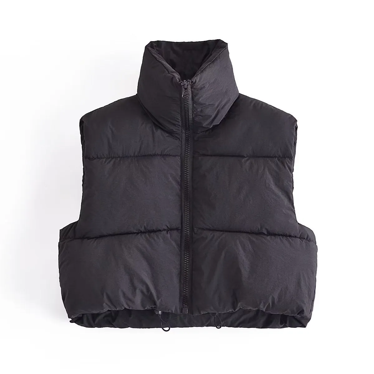 Padded Cropped Puffer Vest