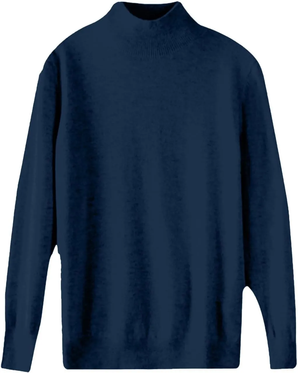 PETYCZEN Cashmere Sweaters for Women Casual Long Sleeve Mock Neck Sweater Cozy Warm Knit Sweater Jumpers Pullover Tops