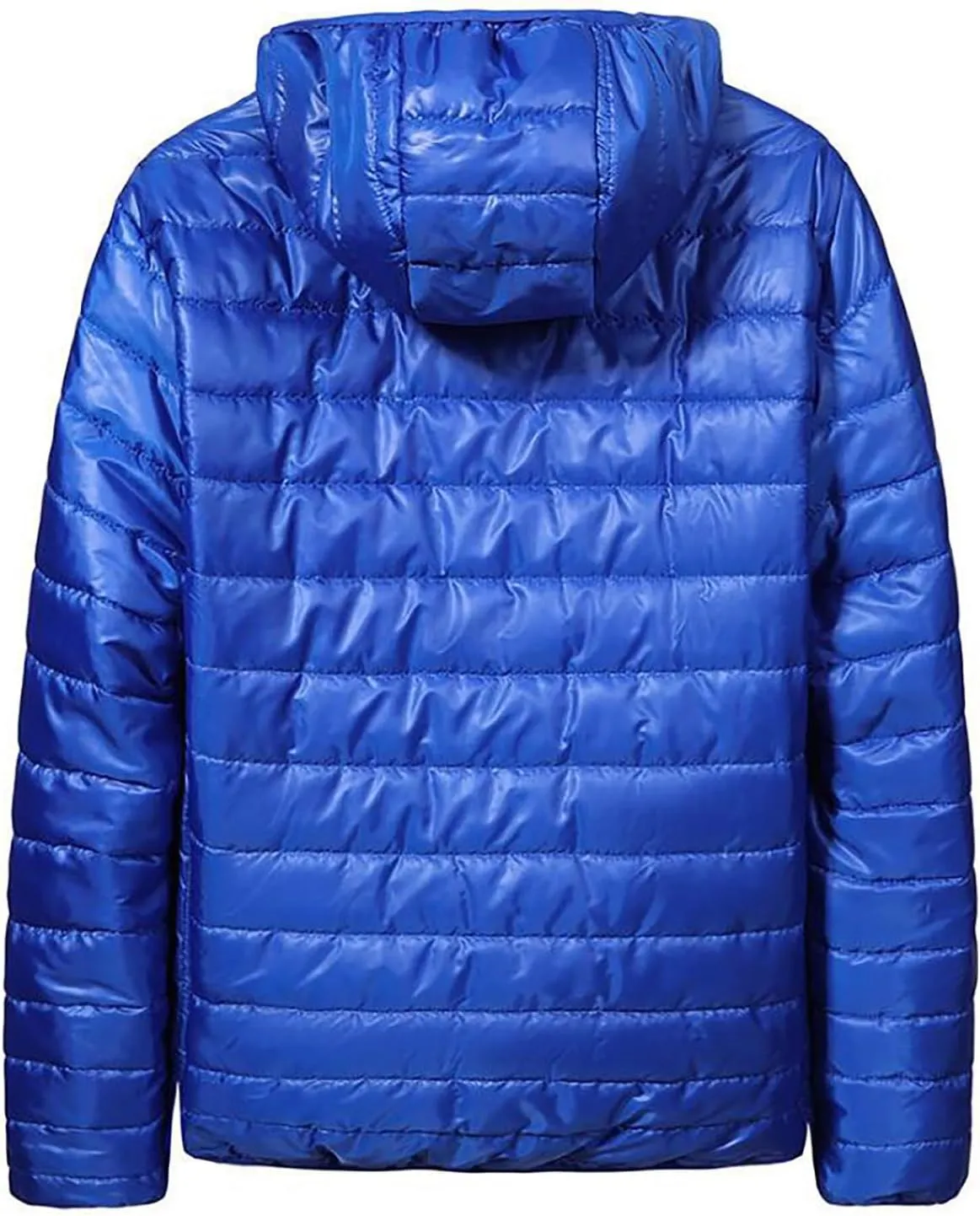 Puffer Jacket for Men Comfort Warm Down Full Zip Jacket Lightweight Quilted Outwear Windproof Winter Puffer Jackets
