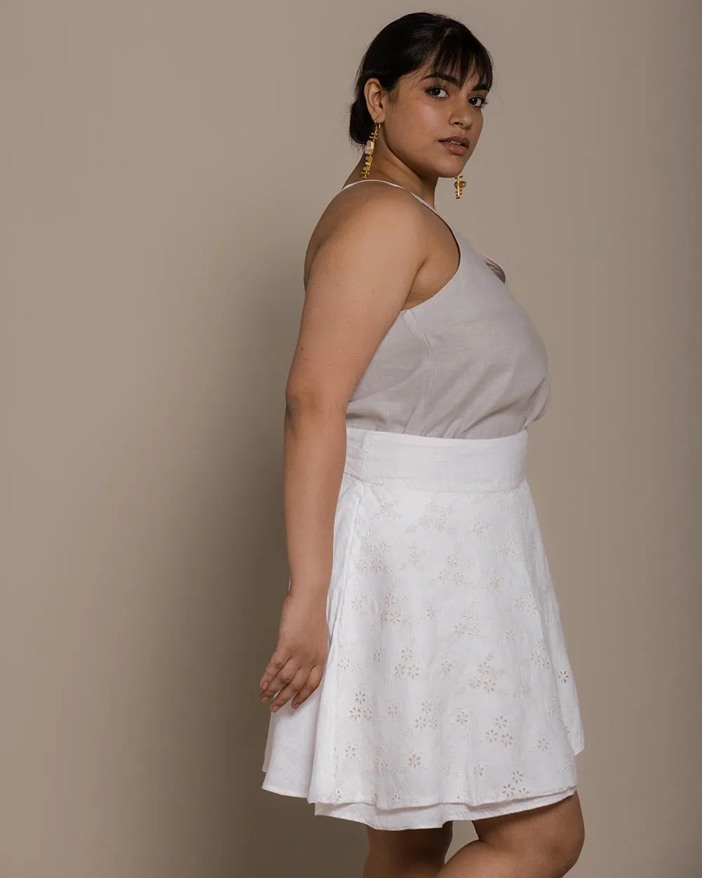 Sand In My Toes Skirt - Coconut White
