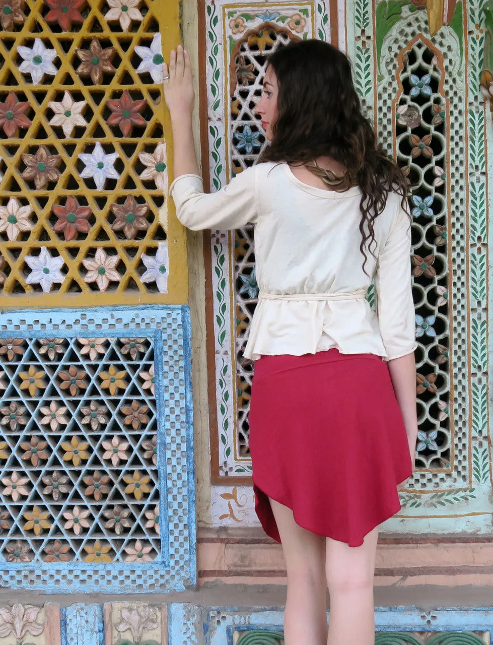 Side Petals Simplicity Short Skirt