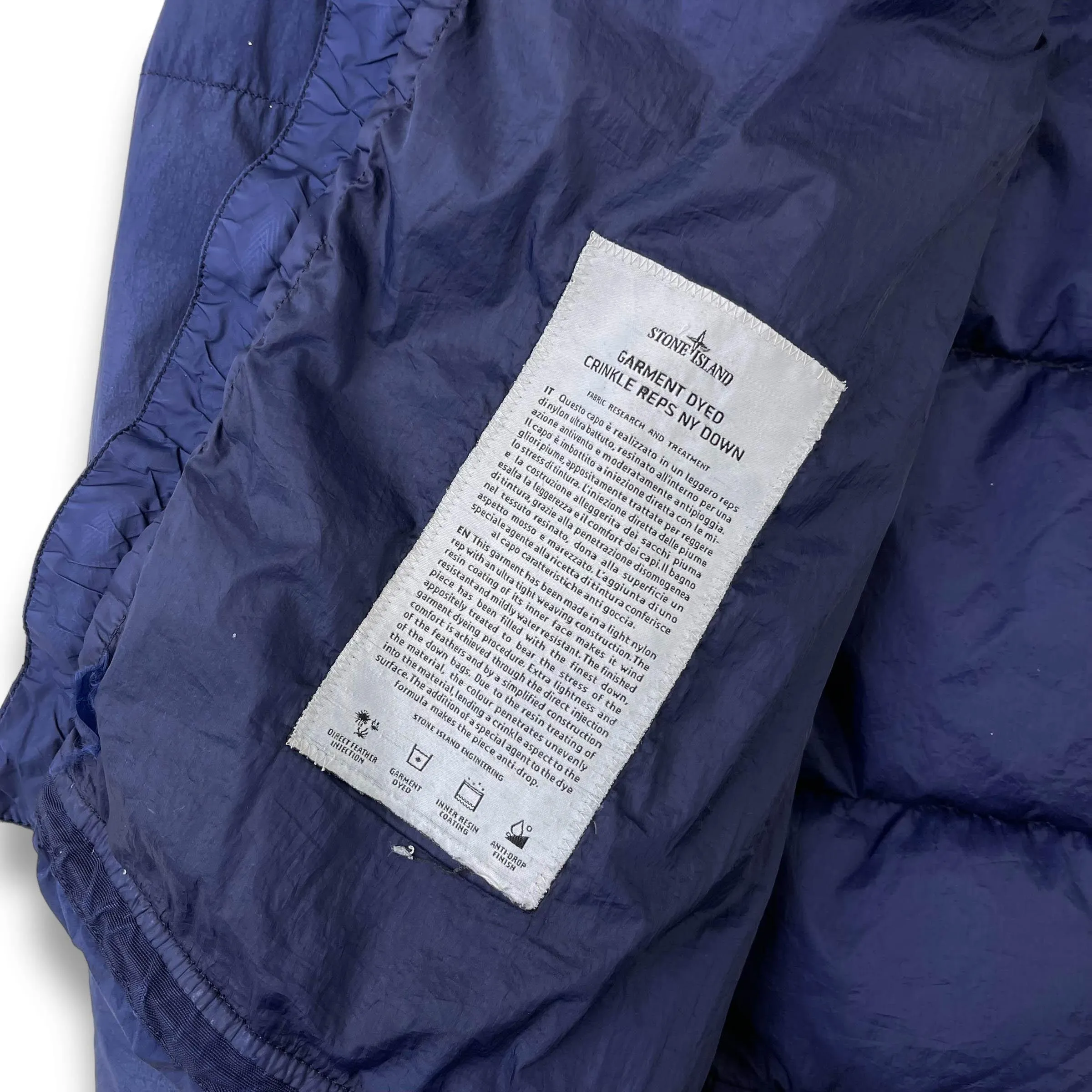 Stone Island Crinkle Reps Puffer Jacket (L)