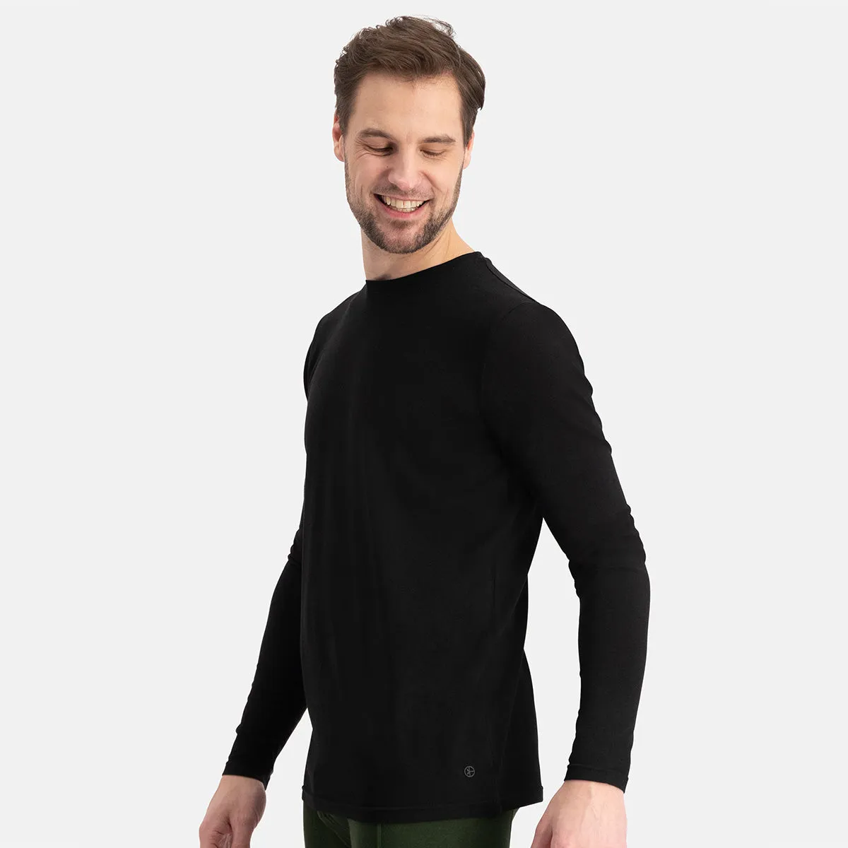 T-shirts lange mouw Ralph ronde hals (2-pack) – Zwart