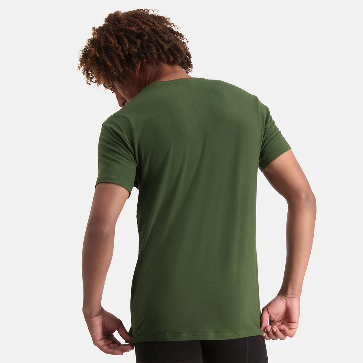 T-Shirts Ruben ronde hals (2-pack) - Army
