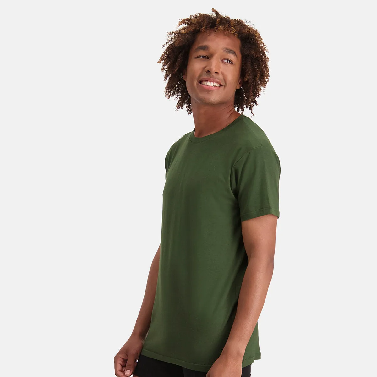T-Shirts Ruben ronde hals (2-pack) - Army
