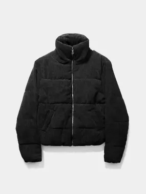 Women's Corduroy Puffer Jacket