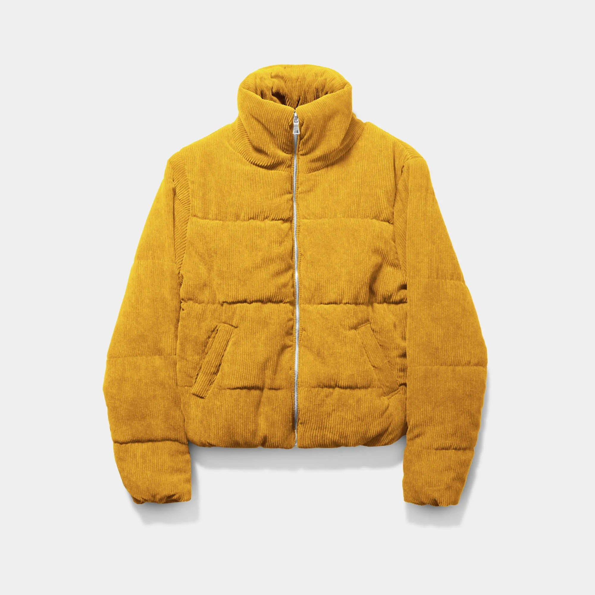 Women's Corduroy Puffer Jacket