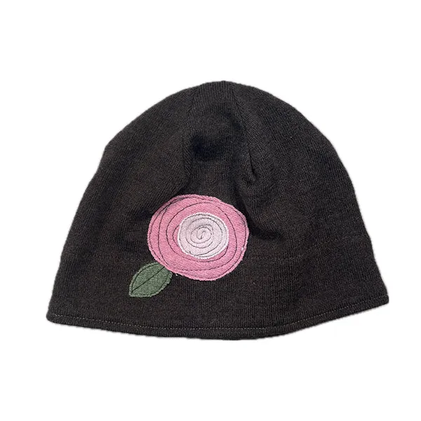 Wool Hat-Blooming Rose