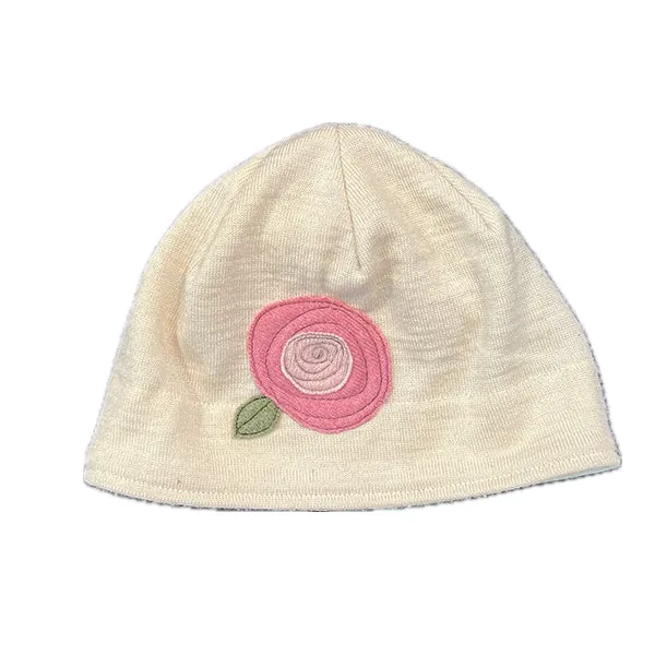 Wool Hat-Blooming Rose