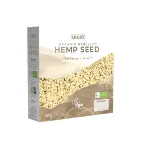 Yaoh Organic Dehulled Hemp Seed 125g